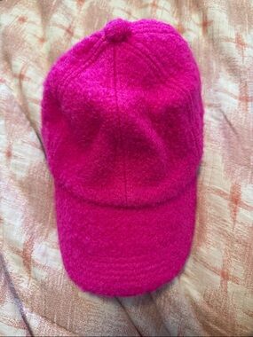 Gap wool pink baseball hat
